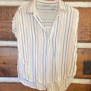 Womens Kerenhart Multicolor Striped Blouse size medium
